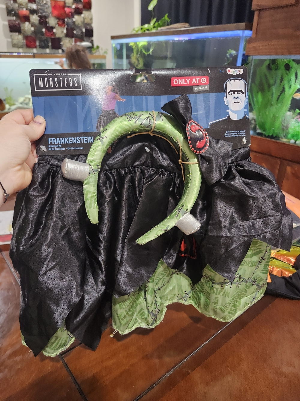 Universal Monsters Frankenstein Kids Headband Accessory - Black & Green